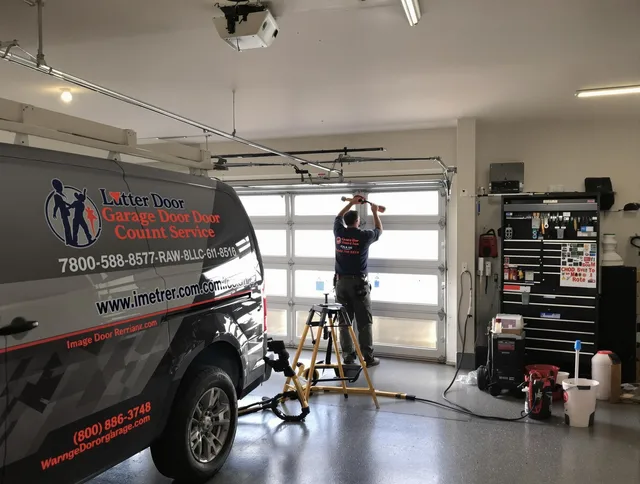 Brookfield Garage Door Repair team performing same-day garage door repair in Brookfield
